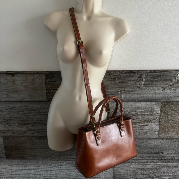 Patricia Nash Heritage Angela Double-Compartment Satchel - Picture 1 of 11